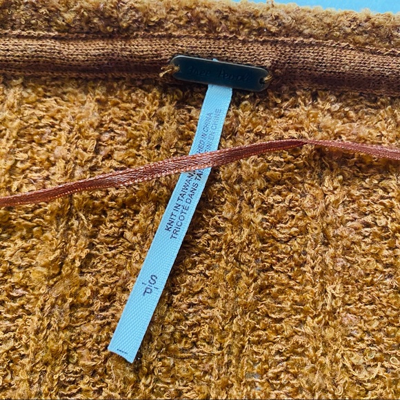 Free People Lofty Pumpkin/Burnt Orange/Rust Sweater S - Picture 4 of 5